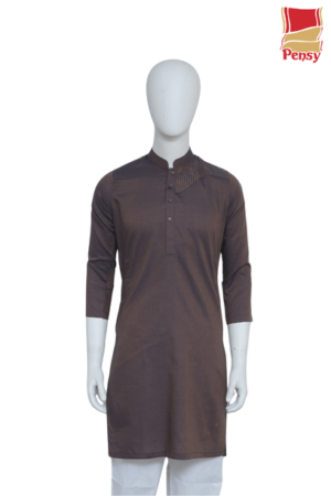 Emperor Brown Kurta Pyjama - Image 2