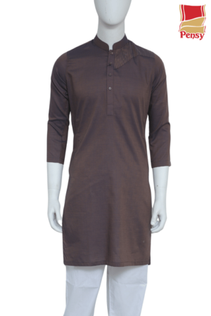 Emperor Brown Kurta Pyjama - Image 3