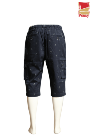 Shark Black 3-Quarter Shorts - Image 3