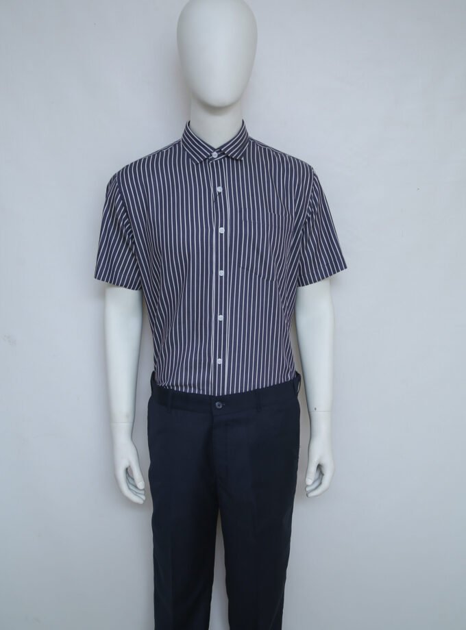 Waikawa Gray Lined Dress Shirt