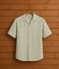 Blue Smoke Green Men Casual Shirts - Image 3