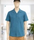 Boston Blue Casual Shirt Closeup Picture