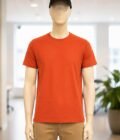 Short Sleeve Mojo Orange T-Shirt Closeup Picture