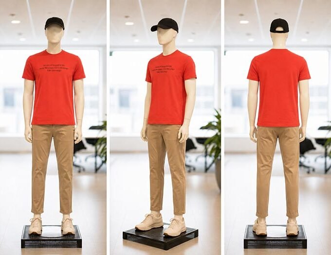 Short Sleeve Punch Red T-Shirt