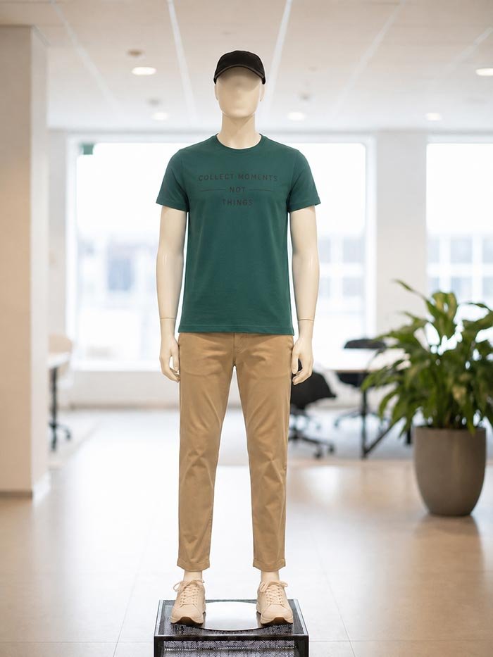 Short Sleeve Spectra Green T-Shirt Picture From Front