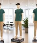 Short Sleeve Spectra Green T-Shirt Picture From 3 Dimensions