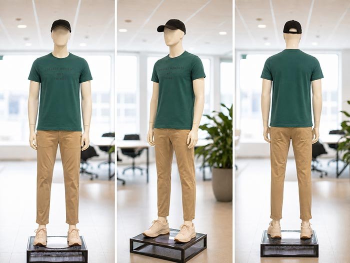 Short Sleeve Spectra Green T-Shirt Picture From 3 Dimensions