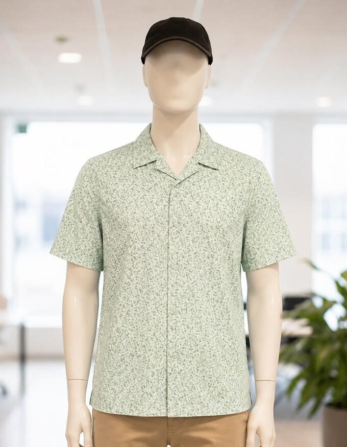 Blue Smoke Green Shirt
