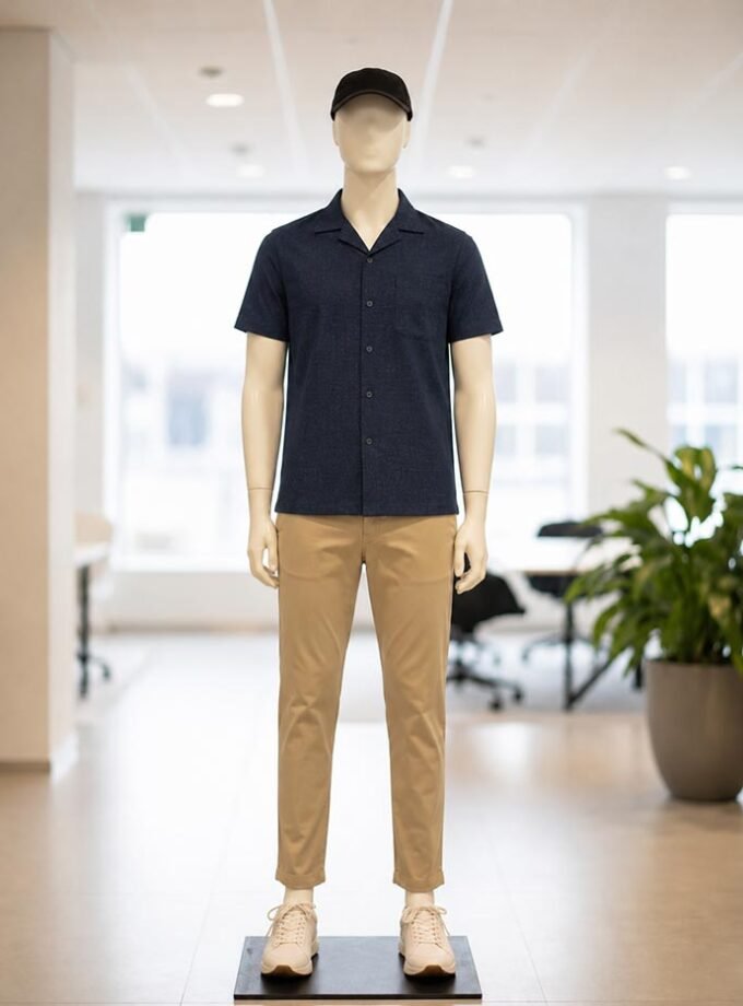 Cloud Burst Blue Casual Shirt Picture from front