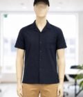 Cloud Burst Blue Casual Shirt Closeup Picture