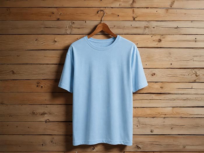 Short Sleeve Regent St Blue T-Shirt Picture on Hanger