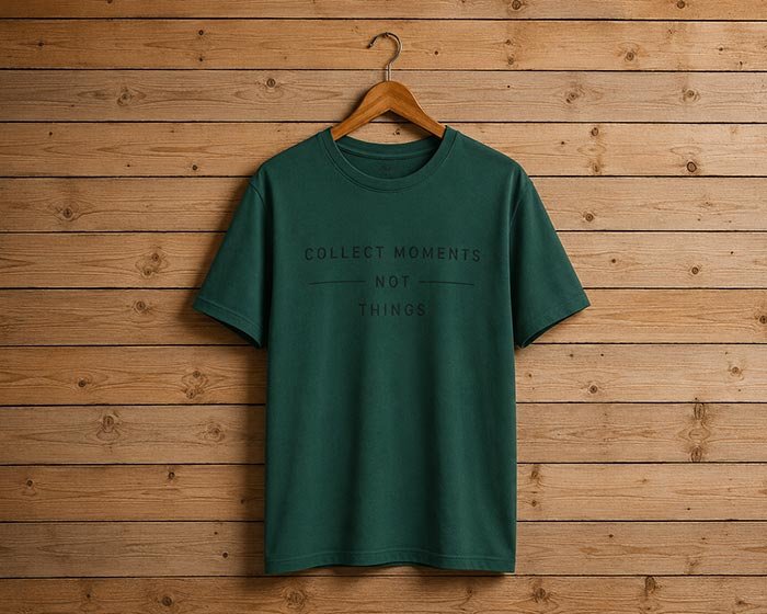 Short Sleeve Spectra Green T-Shirt Picture on Hanger