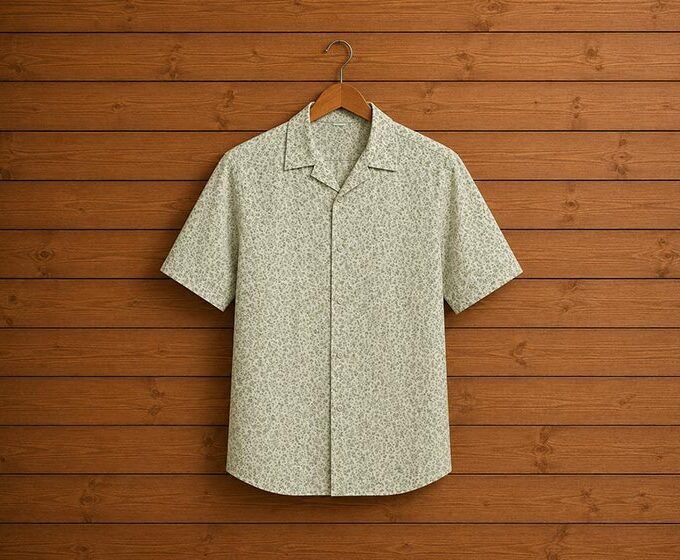 Blue Smoke Green Shirt