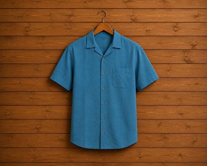 Boston Blue Casual Shirt Picture on Hanger