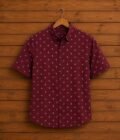 Solid Pink Shirt Picture on Hanger