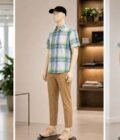 Mineral Green Lined Dress Shirt Picture from 3 Dimensions