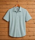 Slate Gray Business Shirt Picture on Hanger