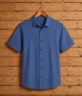 Waikawa Gray Business Shirt Picture on Hanger