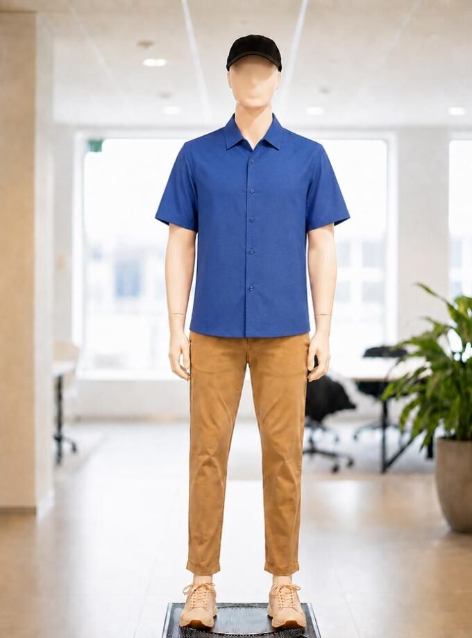 Waikawa Gray Business Shirt Picture from front