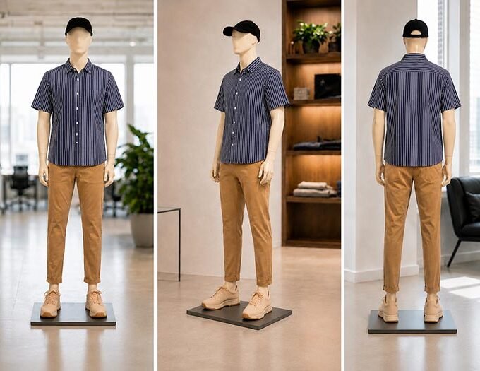 Waikawa Gray Lined Dress Shirt