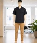 Black Business Shirt Picture from Front
