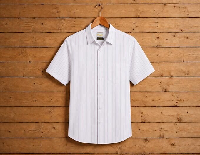 Dusty Gray Lined Business Shirt