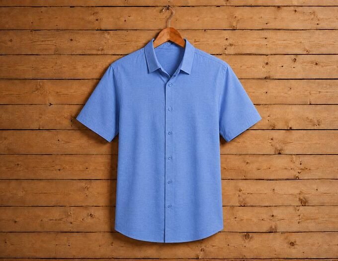 East Bay Blue Business Shirt