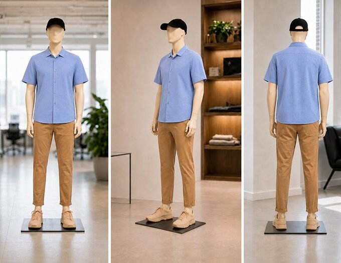 East Bay Blue Business Shirt
