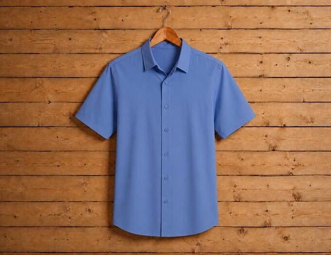 Kashmir Blue Business Shirt