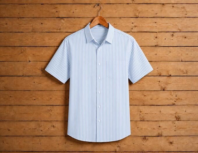 Nepal Blue Business Shirt