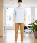 Nepal Blue Business Shirt Picture From Front