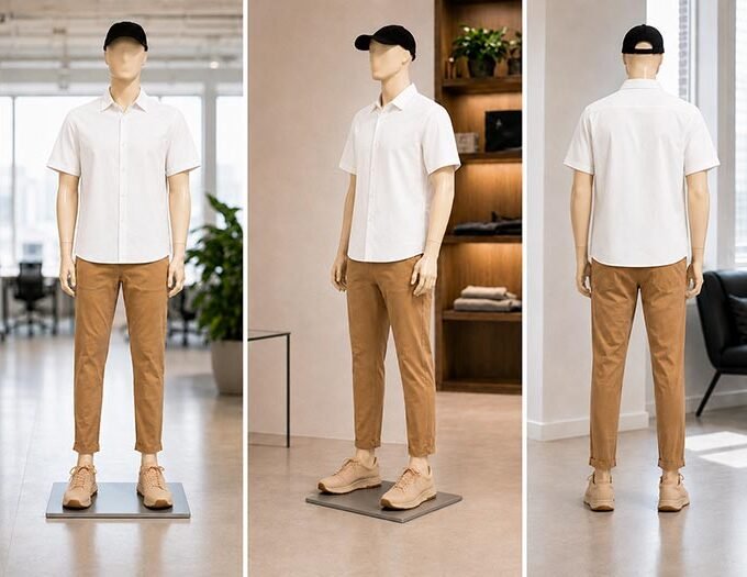 Off white texture Business Shirt