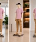 Red Lined Business shirt Picture From 3 Dimensions