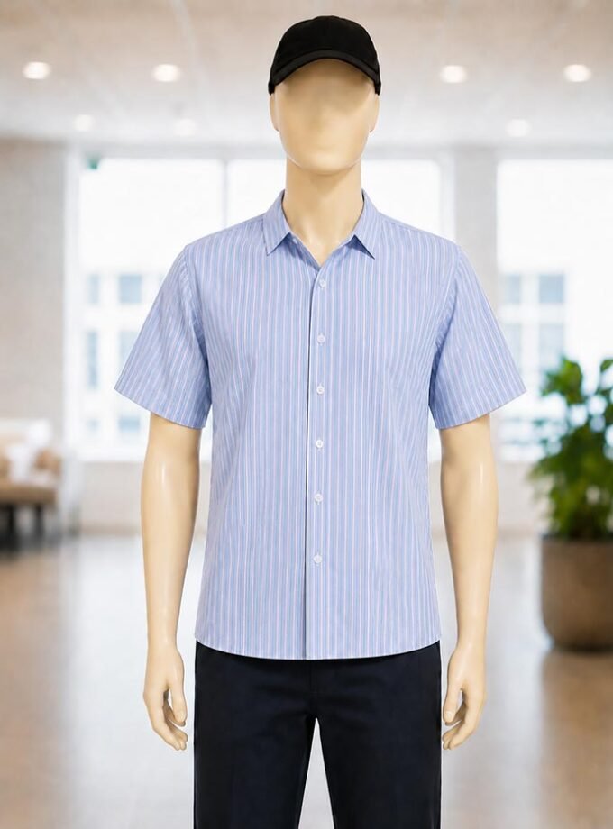 San Juan Blue Business Dress Shirt