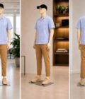 San Juan Blue Business Dress Shirt Picture From 3 Dimensions