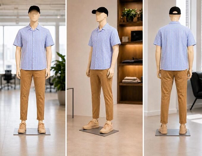 San Juan Blue Business Dress Shirt