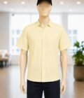 Tacha Yellow Lined Business Shirt Closeup Picture