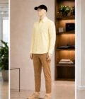 Tacha Yellow Lined Business Shirt Picture From 3 Dimensions