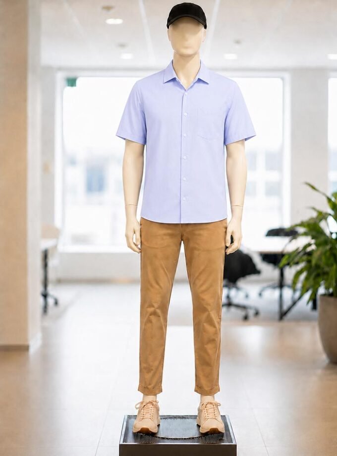 Whisper Pink Business Shirt Picture From Front
