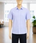 Whisper Pink Business Shirt Closeup Picture
