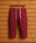 Burnt Umber Red 3-Quarter Shorts Picture On Hanger