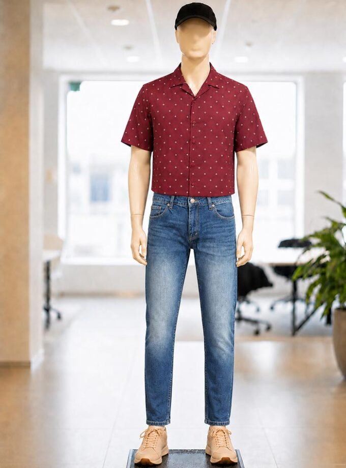 River Blue Faded Jeans Picture From Front