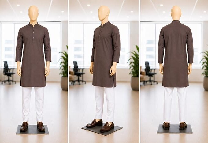 Emperor Brown Kurta Pyjama