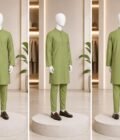 Green Smoke Kurta Pyjama Picture From 3 Dimensions