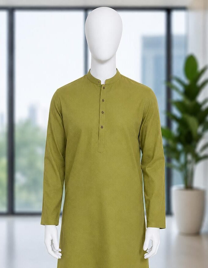 Sycamore Green Kurta Pyjama