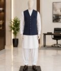 River Bed Check Lined Waist Coat Picture From Front