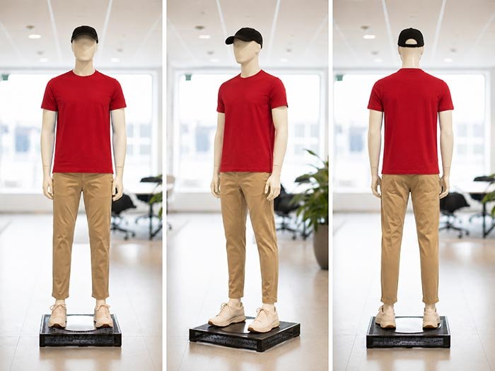 Short Sleeve Mexican Red T-Shirt Picture From 3 Dimensions
