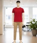 Short Sleeve Mexican Red T-Shirt Picture From Front