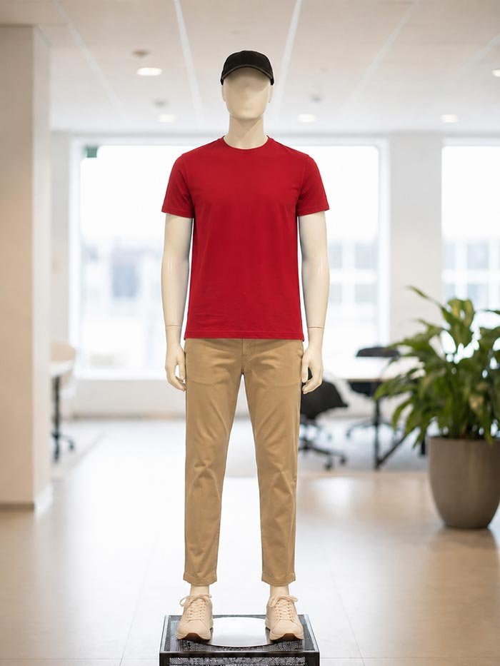 Short Sleeve Mexican Red T-Shirt Picture From Front