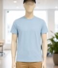 Short Sleeve Regent St Blue T-Shirt Closeup Picture
